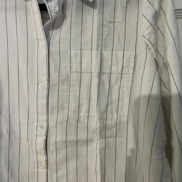 Club Monaco Striped Blouse - Picture 2 of 6